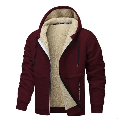 Herren fleece hoodie - hoodie, winter