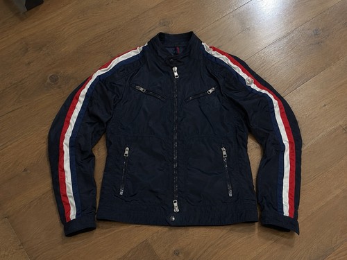 Moncler herren jacke blau mit - jacke,